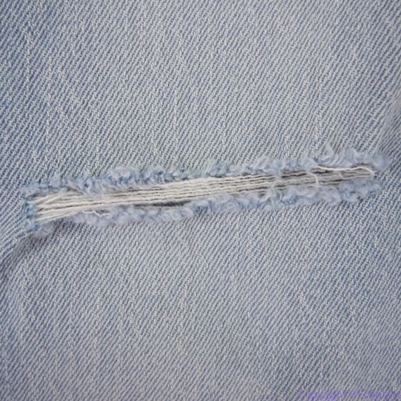 NEW Madewell The High-Rise Slim Crop Boyjean in Dumas Wash: Ripped Edition, 27 - Picture 7 of 16
